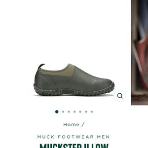 Muckster II Low Men's Waterproof Shoes - Olive